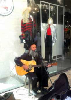 Rabbi playing Beatles song